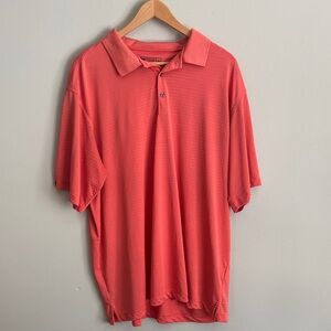 Bermuda Sands Classic Coral Golf Polo‎ Shirt for Men 2xL
